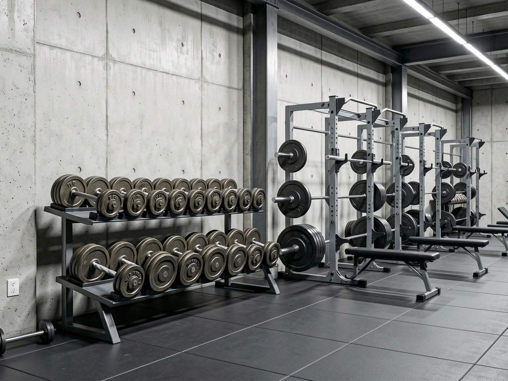 Industrial gym equipment